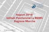 Report 2019 Istituti Penitenziari e REMS Regione Marche