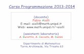 Corso Programmazione 2013-2014