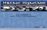 LEZIONE 3 SOTTO L'INTERNET - Hacker Highschool