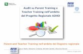 Parent and Teacher Training nell’ambito del Registro regionale