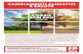 CAMBIAMENTI CLIMATICI E SALUTE - Fp Cgil