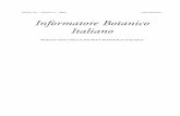 Volume 35 – Numero 2 2003 Informatore Botanico Italiano