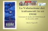 La valutazione dei trattamenti in un DSM