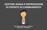 GESTIRE ANSIA E DEPRESSIONE DI FRONTE AI CAMBIAMENTI