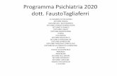 Programma Psichiatria 2020 dott. FaustoTagliaferri