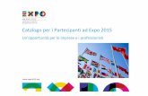 Catalogo per i Partecipanti ad Expo 2015