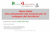 Open Data Uno strumento dei Comuni per lo sviluppo del ...