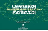 i Concerti del Cantelli Stagione 19/20 Auditorium F.lli ...