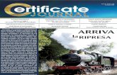 Accoppiata vincente ARRIVA - Certificate Journal