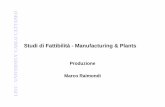 Studi di fattibilità - Manufacturing&Plants 5 - Produzione