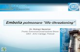 Embolia polmonare life-threatening - SIMEU