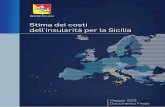 Stima dei costi dell’insularità per la Sicilia