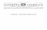 CORTE COSTITUZIONALE - Gazzetta Ufficiale