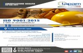 CERTIFICAZIONE QUALITÁ ISO 9001-2015