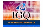 LA NUOVA ISO 9001:2015 - unsider.it