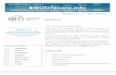 NEWSLETTER - ANNO II - NUMERO 3 BIBLIOTesoro