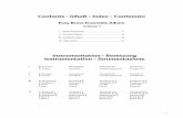 Instrumentation - Besetzung Instrumentation - Strumentazione