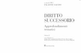 DIRITTO SUCCESSORIO - Zivilistisches Seminar
