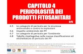 CAPITOLO 4 PERICOLOSITÀ DEI PRODOTTI FITOSANITARI