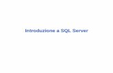 Introduzione a SQL Server - Unife