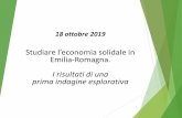 Studiare l’economia solidale in Emilia-Romagna.
