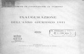 Relazione inaugurale Corte di Cassazione di Torino 1911