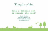 Ilaria Bonini Museo Botanico Università di Siena bonini@unisi