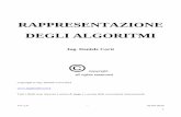 RAPPRESENTAZIONE DEGLI ALGORITMI - Ing. Daniele Corti