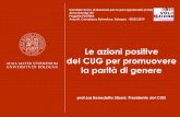Comitato Unico di Garanzia per le pari opportunità (CUG ...