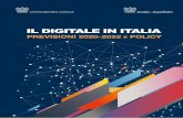 PREVISIONI 2020-2022 E POLICY - Il Digitale in Italia