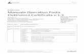 Manuale Operativo Posta Elettronica Certificata v.1