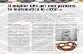 Il miglior GPS per non perdersi: la matematica in città! (I)