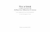 SCRITTI DI ALBERTO MARIO CIRESE