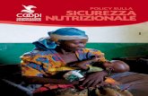 Policy sulla SICUREZZA NUTRIZIONALE
