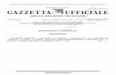 REPUBBLICA ITALIANA Anno 72°- Numero 11 GAZZETTA …