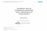GUIDA ALLA COMPILAZIONE DEL MODELLO 730/2021