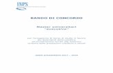 BANDO DI CONCORSO - Master Maris