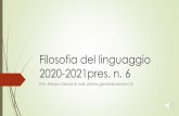 Filosofia del linguaggio 2020-2021pres. n. 6