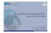 L’esperienza del progetto Arno per le cure primarie