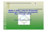 Made in Italy e marchi d ’impresa: Valore per l’azienda e ...