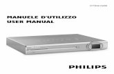 MANUELE D'UTILIZZO USER MANUAL - Philips