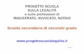 PROGETTO SCUOLA SULLA LEGALITÀ e sulle professioni di ...