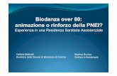 Biodanza over 80: animazione o rinforzo della PNEI?