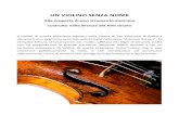 Un violino senza nome - Museo della Musica