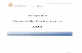 Relazione Piano delle Performance