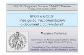 BPCO e GOLD: linee guida, raccomandazioni o documento da ...