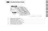 OM, Gardena, C 1030 plus, Art 01862, Programador de riego ...