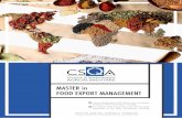MASTER in FOOD EXPORT MANAGEMENT - SCUOLA CSQA