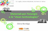 Materiali per l’energia e le “clean technologies”