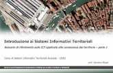 Introduzione ai Sistemi Informativi Territoriali